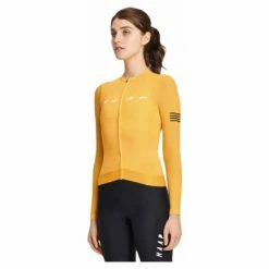 Maillot Manches Longues Femme MAAP Evade Pro Base Amber Jaune