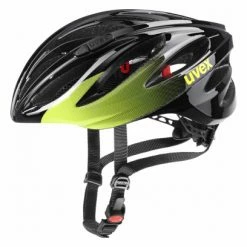 Casque UVEX Boss Race Noir / Jaune Fluo