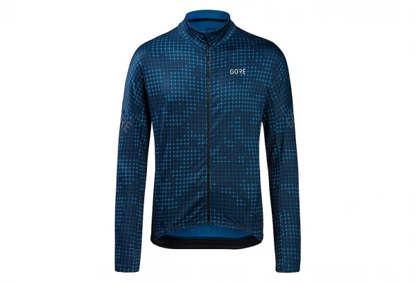 Maillot Manches Longues GORE Wear Progress Thermo Sphere Bleu