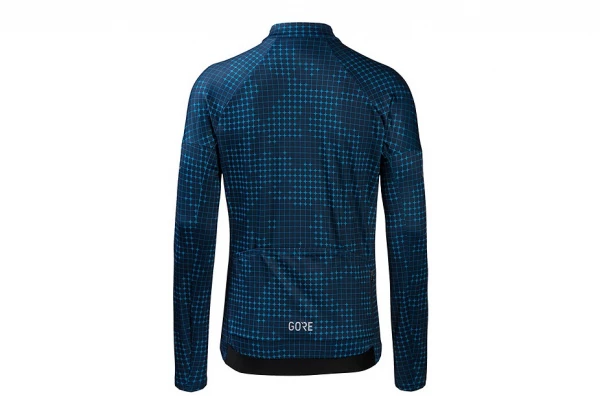 Maillot Manches Longues GORE Wear Progress Thermo Sphere Bleu – Image 2