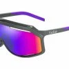 Lunettes Bollé Chronoshield Volt+ Titane Mat / Violet Noir / Vert
