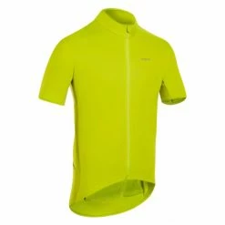 Maillot Manches Courtes Triban RC500 Jaune Fluo