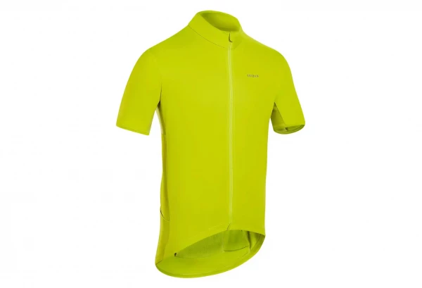 Maillot Manches Courtes Triban RC500 Jaune Fluo