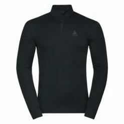Maillot Manches Longues 1/2 Zip Odlo Active Warm Eco Noir