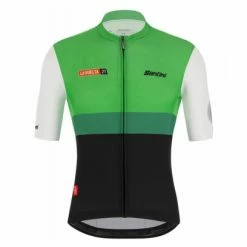 Maillot Manches Courtes Santini Vuelta Extremadura Vert