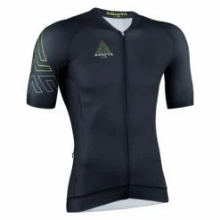 Maillot Manches Courtes Adicta Lab Valent Noir Titanium