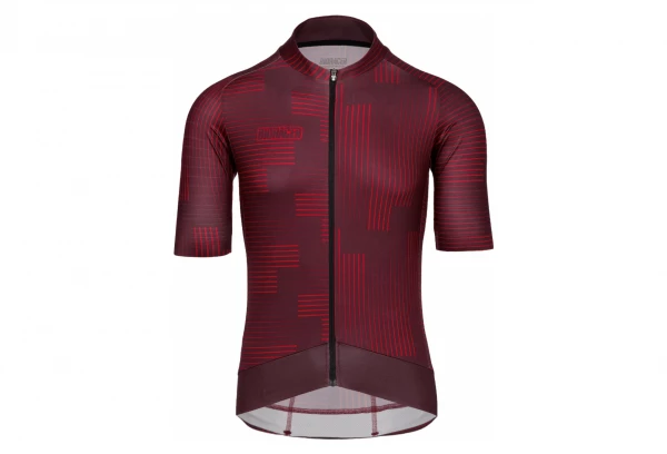 Maillot Manches Courtes Bioracer Epic Warp Avec Manchettes Bordeaux
