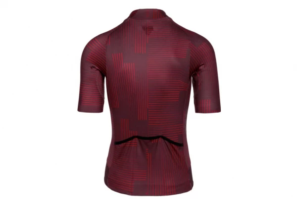 Maillot Manches Courtes Bioracer Epic Warp Avec Manchettes Bordeaux – Image 2