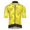 Maillot Manches Courtes Bioracer Epic Warp Avec Manchettes Jaune