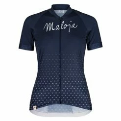 Maillot Manches Courtes Femme Maloja HaslmausM. Bleu