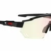 Lunettes Azr Kromic Race RX Noir Rouge / Ecran Photochromique Rouge Noir / Rouge