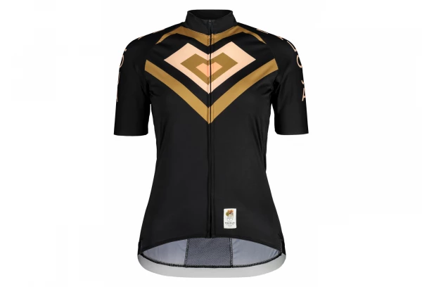 Maillot Manches Courtes Femme Maloja GoldpippanM. Noir