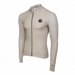 Maillot Manches Longues LeBram Soulor Sable Coupe Ajustée Beige