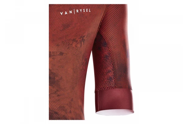 Maillot Manches Courtes Van Rysel Endurance Racer Rouge Corail – Image 4