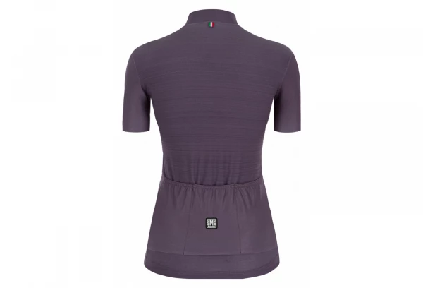 Maillot Manches Courtes Femme Santini Color Violet – Image 2