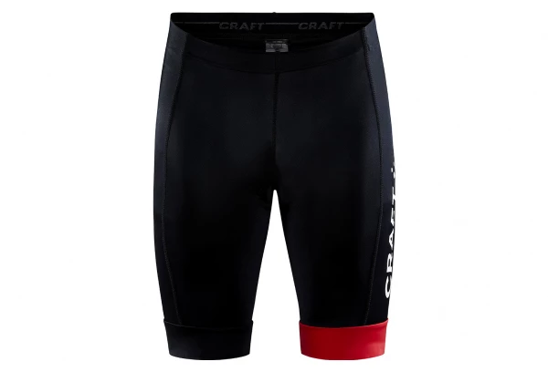 Cuissard Sans Bretelle Craft Core Endur Noir Rouge Homme