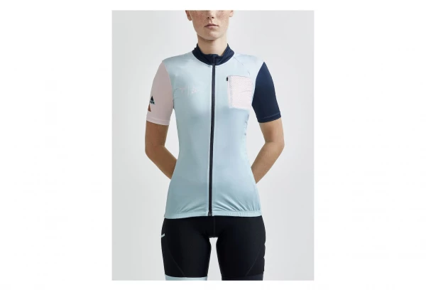 Maillot Femme Craft ADV HMC OffRoad Bleu Rose – Image 2