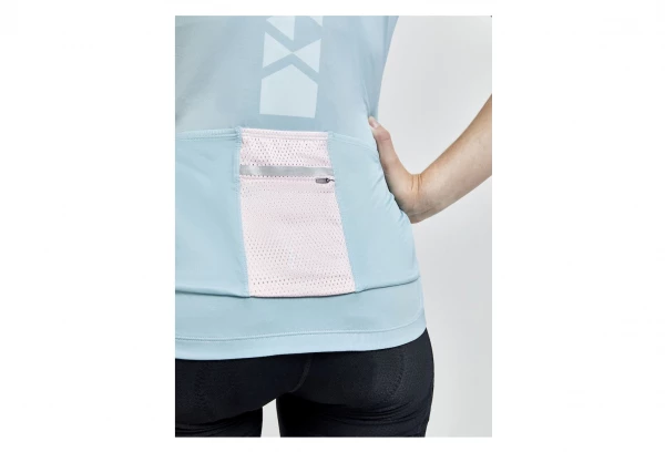 Maillot Femme Craft ADV HMC OffRoad Bleu Rose – Image 4