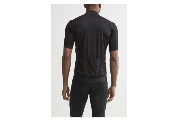 Maillot Manches Courtes Craft Essence Noir Homme – Image 3