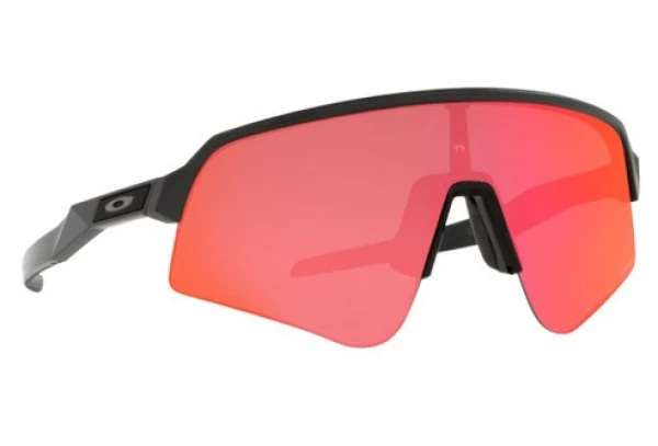 Lunettes Oakley Sutro Lite Sweep Matte Carbon / Prizm Trail Torch / Ref. OO9465-0239 Noir / Rose â Image 3