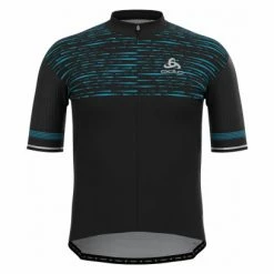 Maillot Manches Courtes Zip Odlo Zeroweight Ceramicool Pro Noir