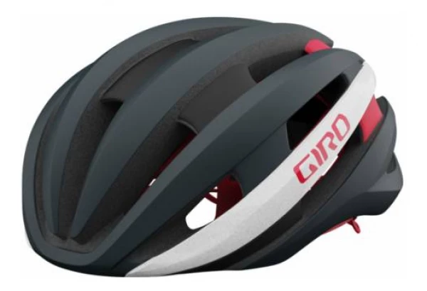 Casque Route Giro Synthe Mips II Portaro / Gris / Blanc Noir / Rouge