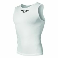 Sous-Maillot Sans Manches Outwet SHARK1 Structure Lisse Blanc
