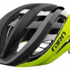 Casque Giro Aether Spherical MIPS Noir / Jaune Fluo Mat Noir / Jaune / Fluo