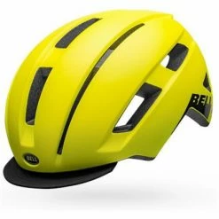 Casque Bell Daily LED Jaune Fluo Gris