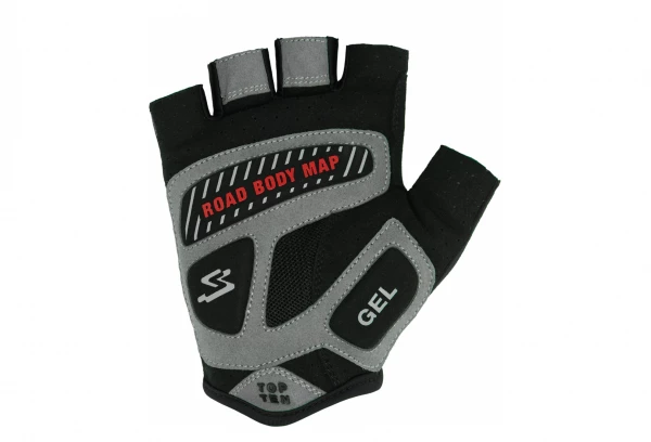 Gants Court Spiuk Top Ten Road Neutre Jaune / Fluo / Noir – Image 2