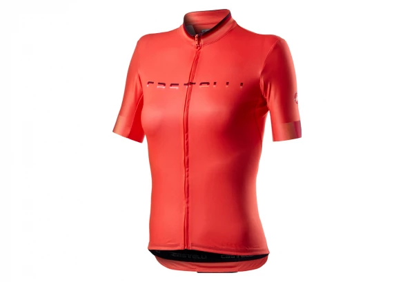 Maillot Manches Courtes Femme Castelli Gradient Rose
