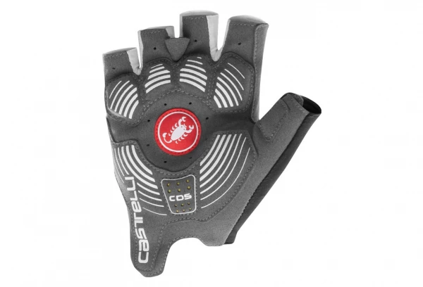 Paire De Gants Court Femme Castelli Rosso Corsa 2 Blanc / Noir – Image 2