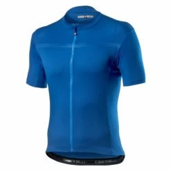 Castelli Maillot Manches Courtes Classifica Bleu