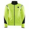 Veste Thermique Réfléchissante Route Craft Hale SubZero Jaune Fluo Noir Homme