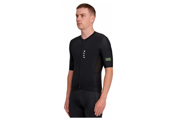 Maillot Manches Courtes Maap Stealth Race Fit Jersey Noir