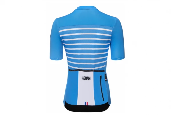 Maillot Manches Courtes Femme LeBram Ventoux Bleu Azur Coupe Ajustée – Image 5