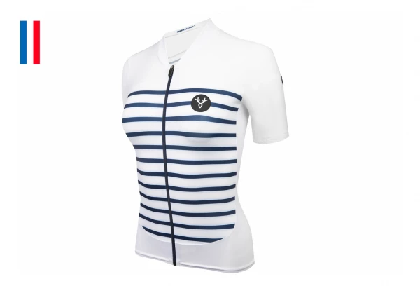 Maillot Manches Courtes Femme LeBram Ventoux Bleu Azur Coupe Ajustée – Image 10