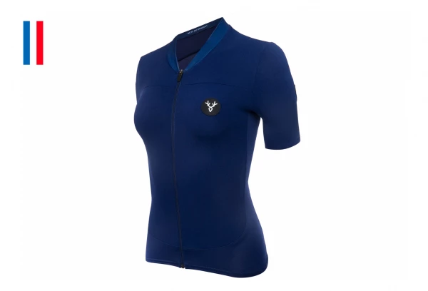 Maillot Manches Courtes Femme LeBram Allos Bleu Ciel Coupe Ajustée – Image 7