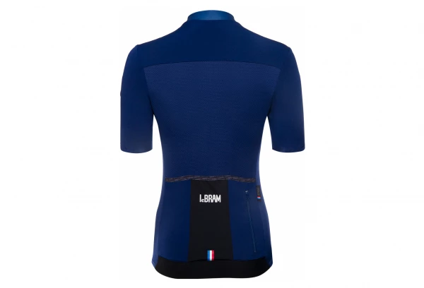 Maillot Manches Courtes Femme LeBram Allos Bleu Coupe Ajustée – Image 4