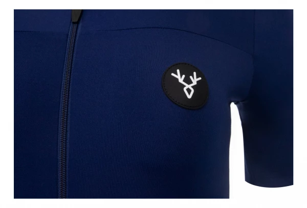 Maillot Manches Courtes Femme LeBram Allos Bleu Coupe Ajustée – Image 6