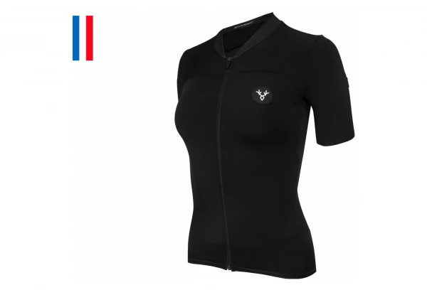 Maillot Manches Courtes Femme LeBram Allos Bleu Coupe Ajustée – Image 8