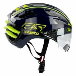 Casque De Vélo Casco Speedairo 2 RS Bleu Jaune Kaki
