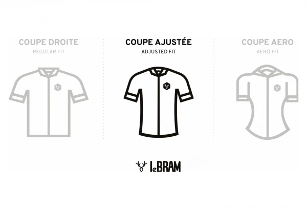 Maillot Manches Courtes LeBram Chaussy Bleu Marine Coupe Ajustée – Image 2