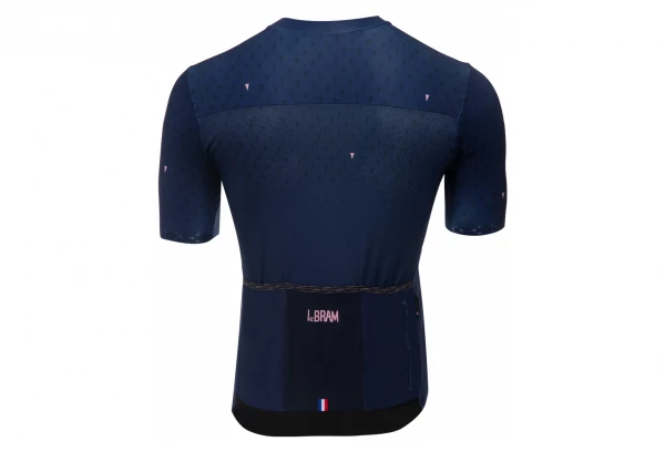 Maillot Manches Courtes LeBram Chaussy Bleu Marine Coupe Ajustée – Image 4