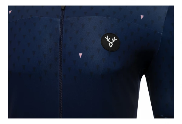 Maillot Manches Courtes LeBram Chaussy Bleu Marine Coupe Ajustée – Image 5