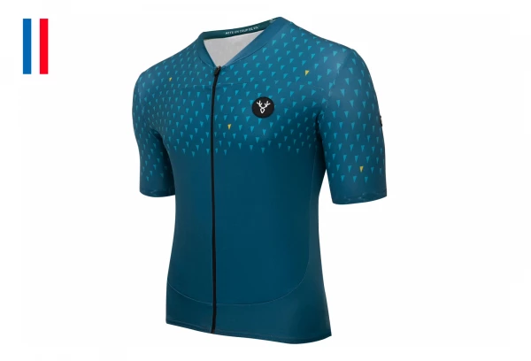 Maillot Manches Courtes LeBram Chaussy Bleu Marine Coupe Ajustée – Image 7