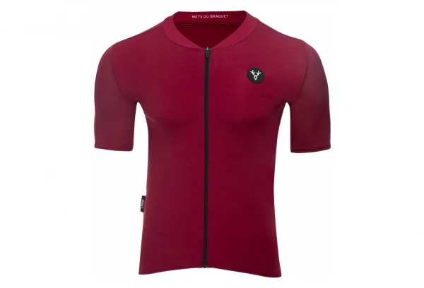 Maillot Manches Courtes LeBram Allos Bordeaux Coupe Aero Bleu – Image 2