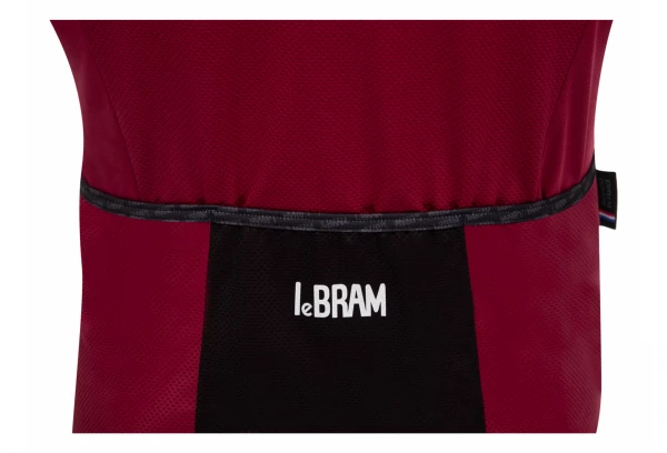 Maillot Manches Courtes LeBram Allos Bordeaux Coupe Aero Bleu – Image 5
