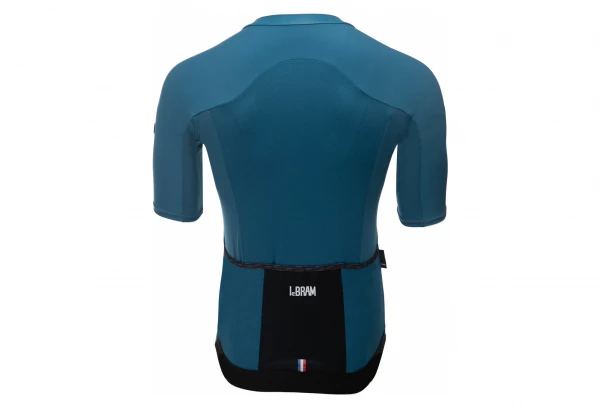 Maillot Manches Courtes LeBram Allos Bleu Pelforth Coupe Aero – Image 4