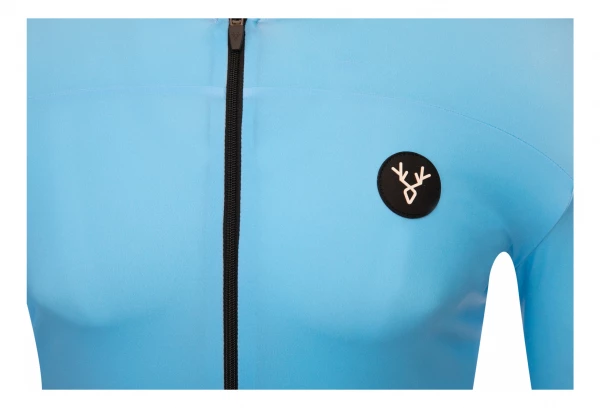 Maillot Manches Courtes LeBram Allos Bleu Ciel Coupe Ajustée – Image 4